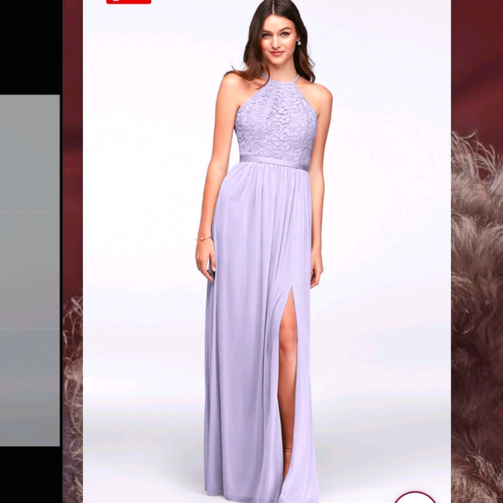 NWT Floral Lacey Prom Dress